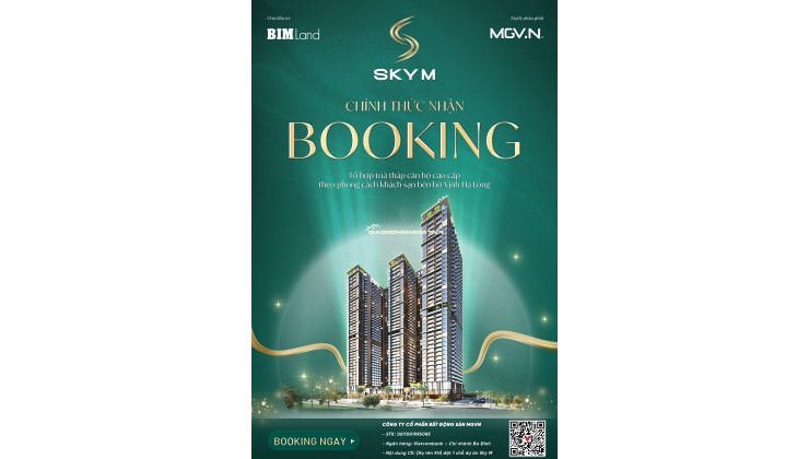 Chỉ 1,7 tỷ là bạn đã sở hữu được một căn hộ View Biển, tại dự án SkyM. Trung Tâm Bãi Cháy Hạ Long.